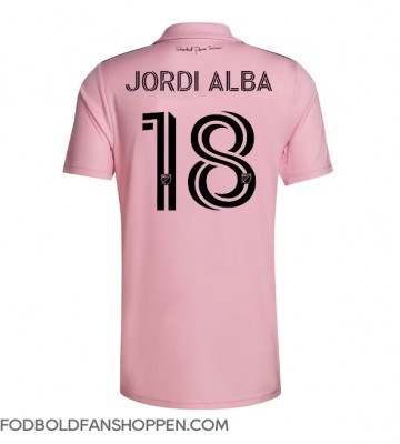 Inter Miami Jordi Alba #18 Hjemmebanetrøje 2023-24 Kortærmet